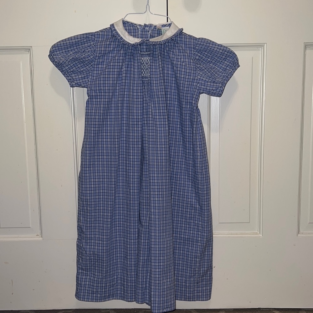 Girls Plaid Boutique Dress